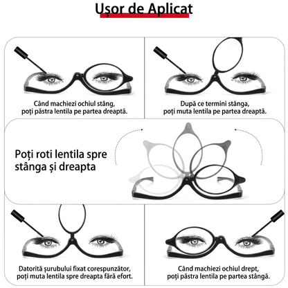 Ochelari de Citit Multifuncționali cu Lentilă de Mărire