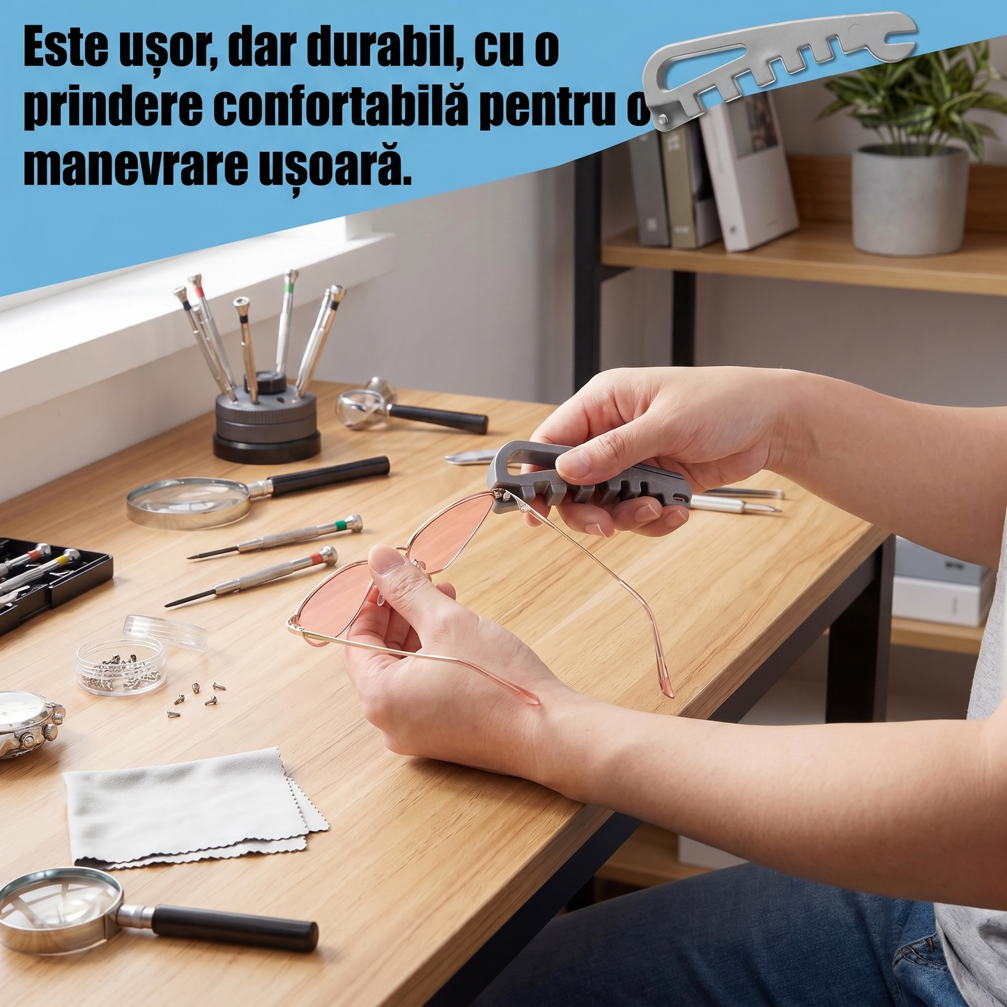 Instrument de Corecție Formă pentru Ochelari