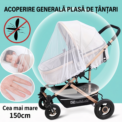 Plasă de Protecție Împotriva Țânțarilor pentru Cărucior