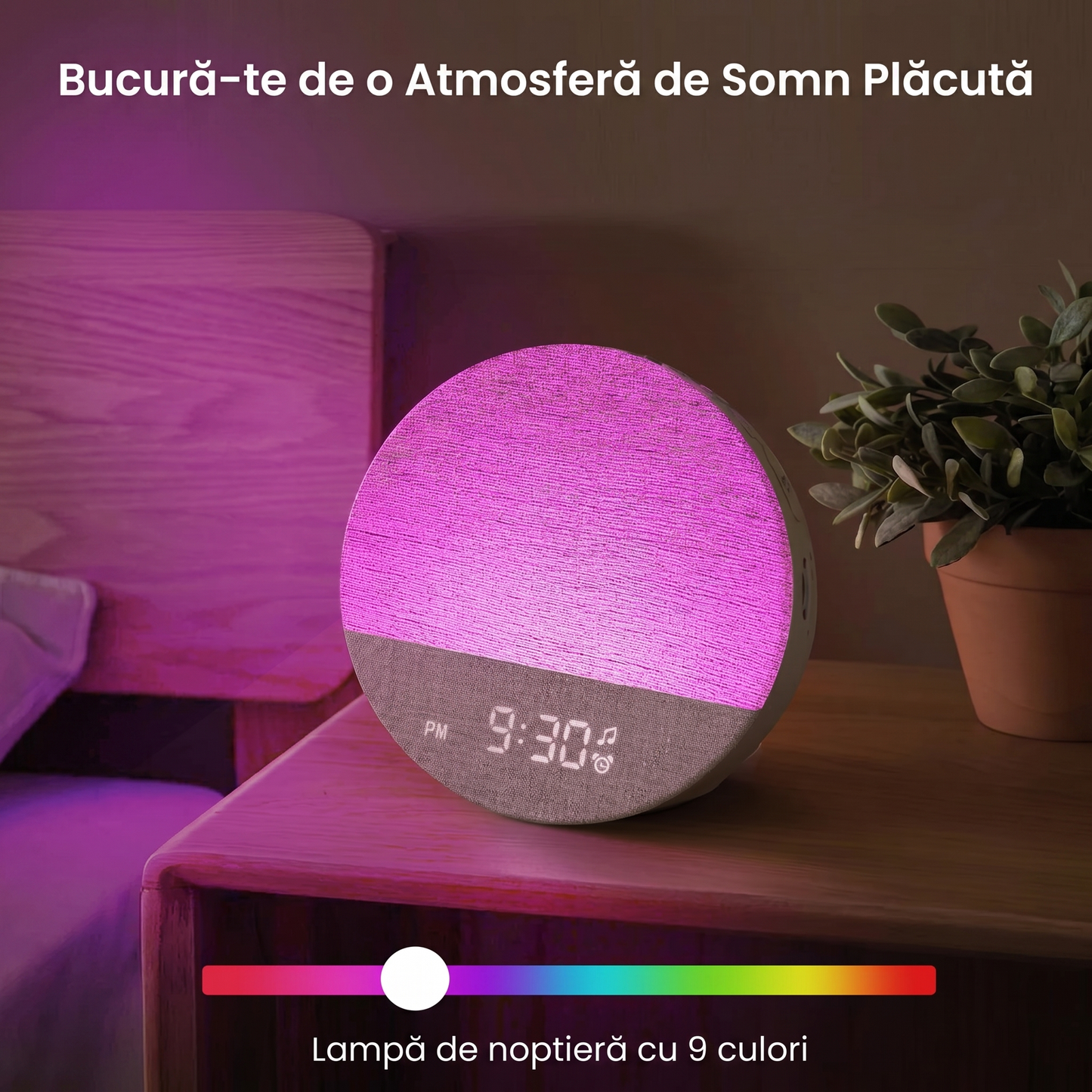 Ceas Deșteptător cu Lumină