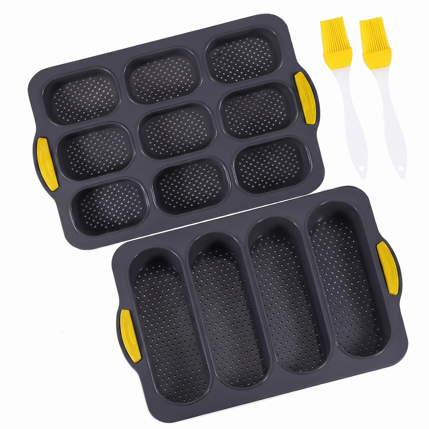 Set 2 Forme Baghete și 2 Pensule