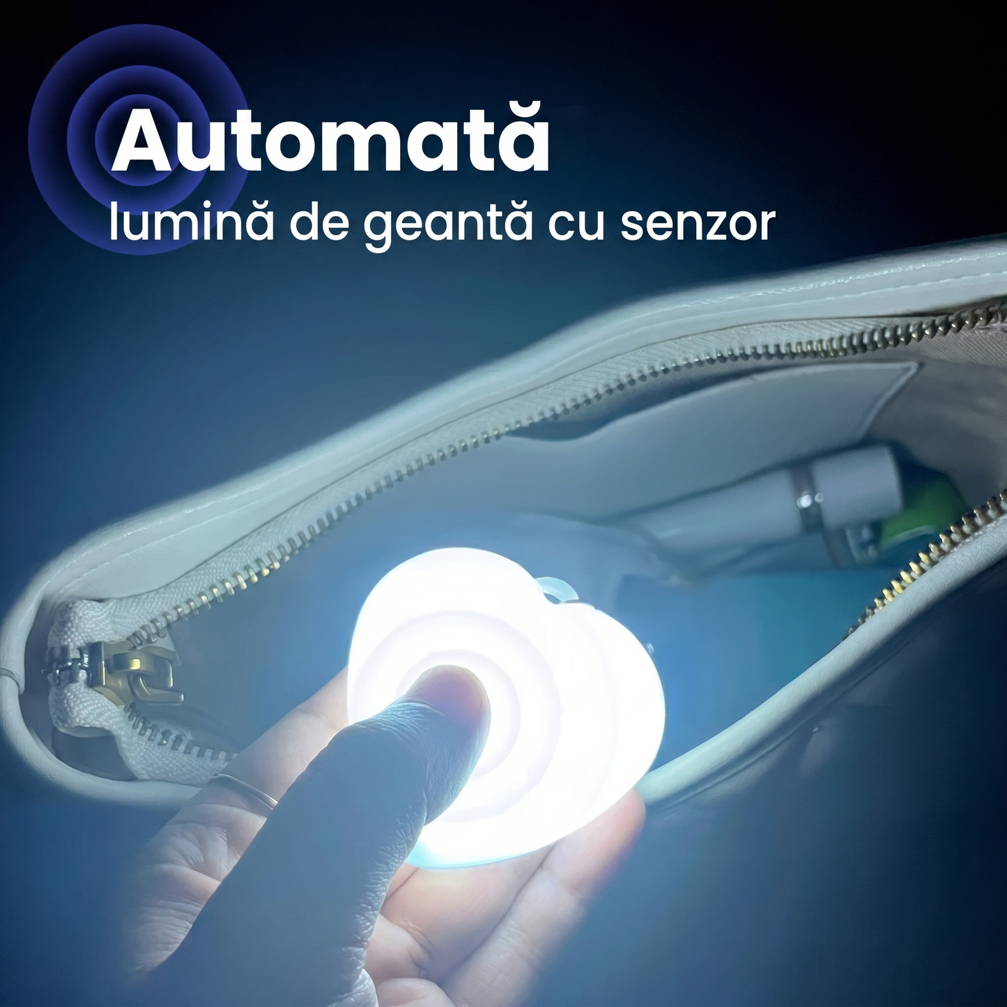 Lumină de Noapte LED cu Senzor Automat și Control Tactil