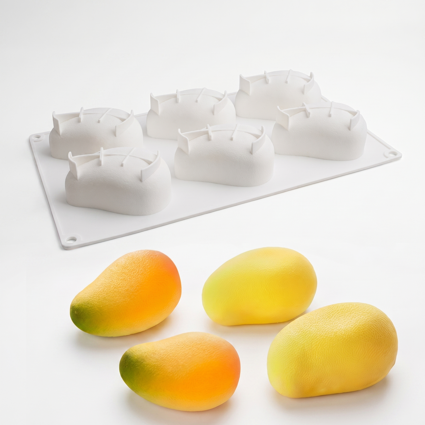 Formă de Tort din Silicon în Formă de Mango