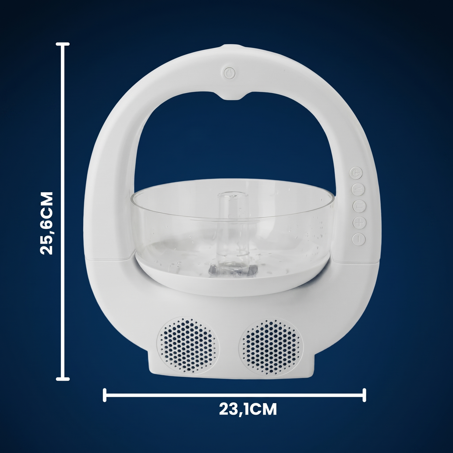 Umidificator 4-În-1 Cu Lumini RGB, Boxă Bluetooth Și Acvariu Decorativ