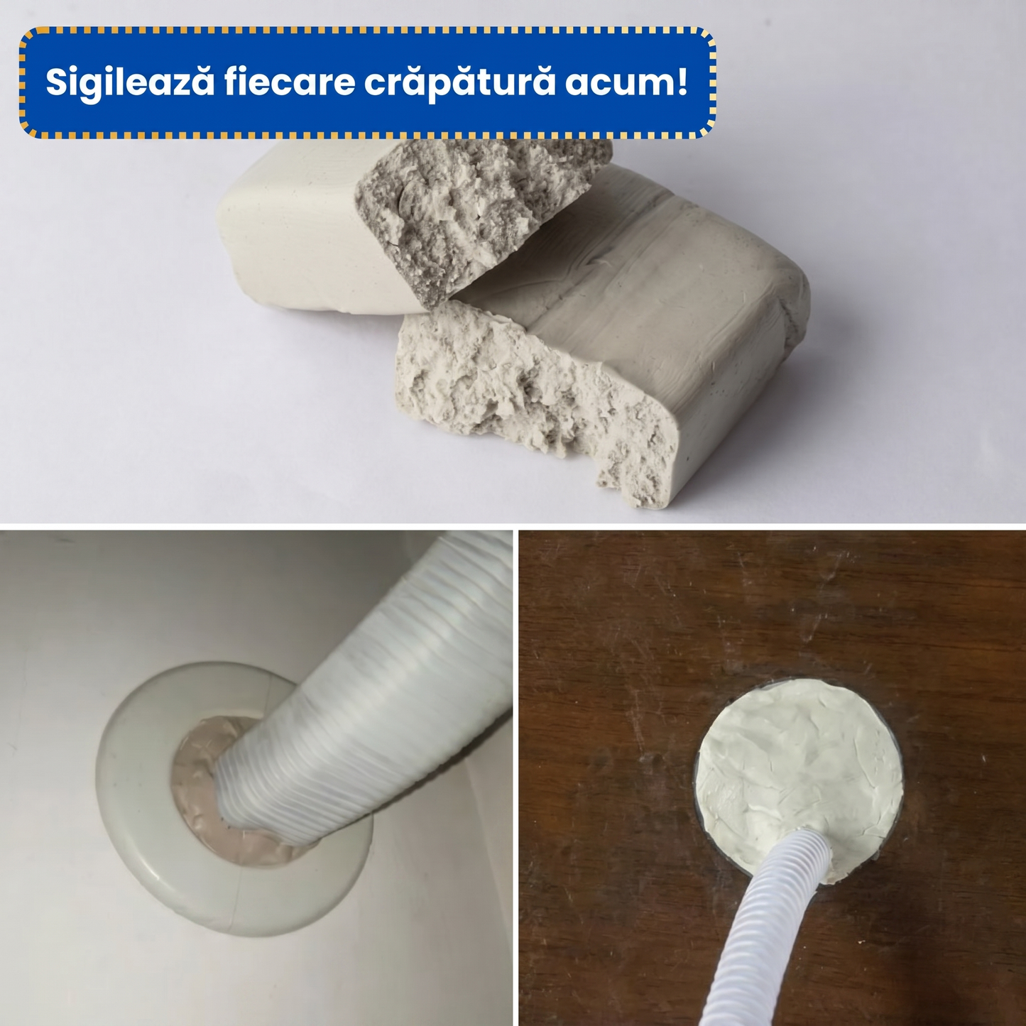 Mastic Impermeabil pentru Etanșarea Găurilor și Crăpăturilor cu Uscare Rapidă