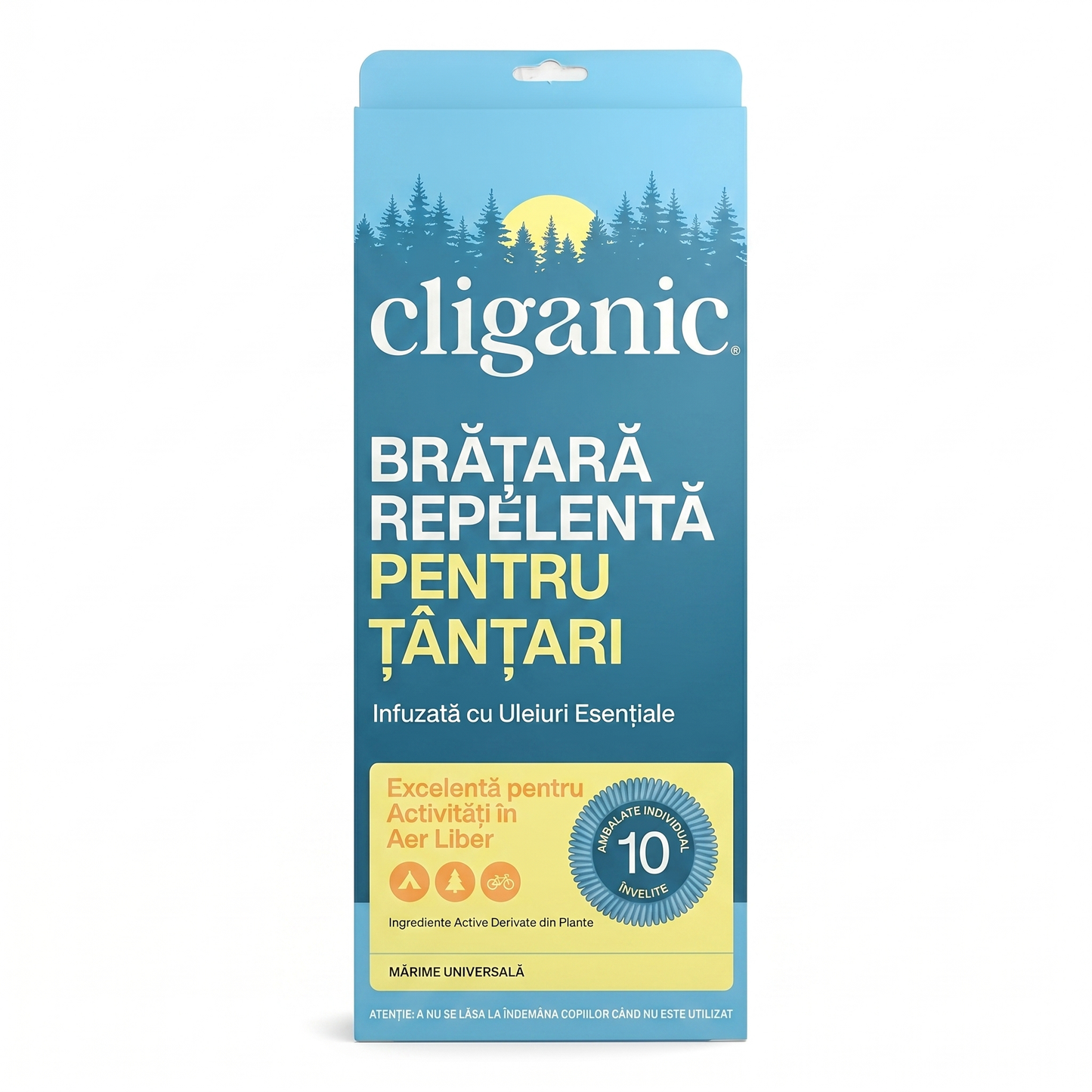 Brățări Anti-Țânțari cu Uleiuri Naturale
