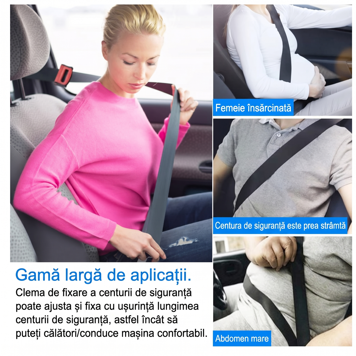 Set Cleme pentru Centura de Siguranță