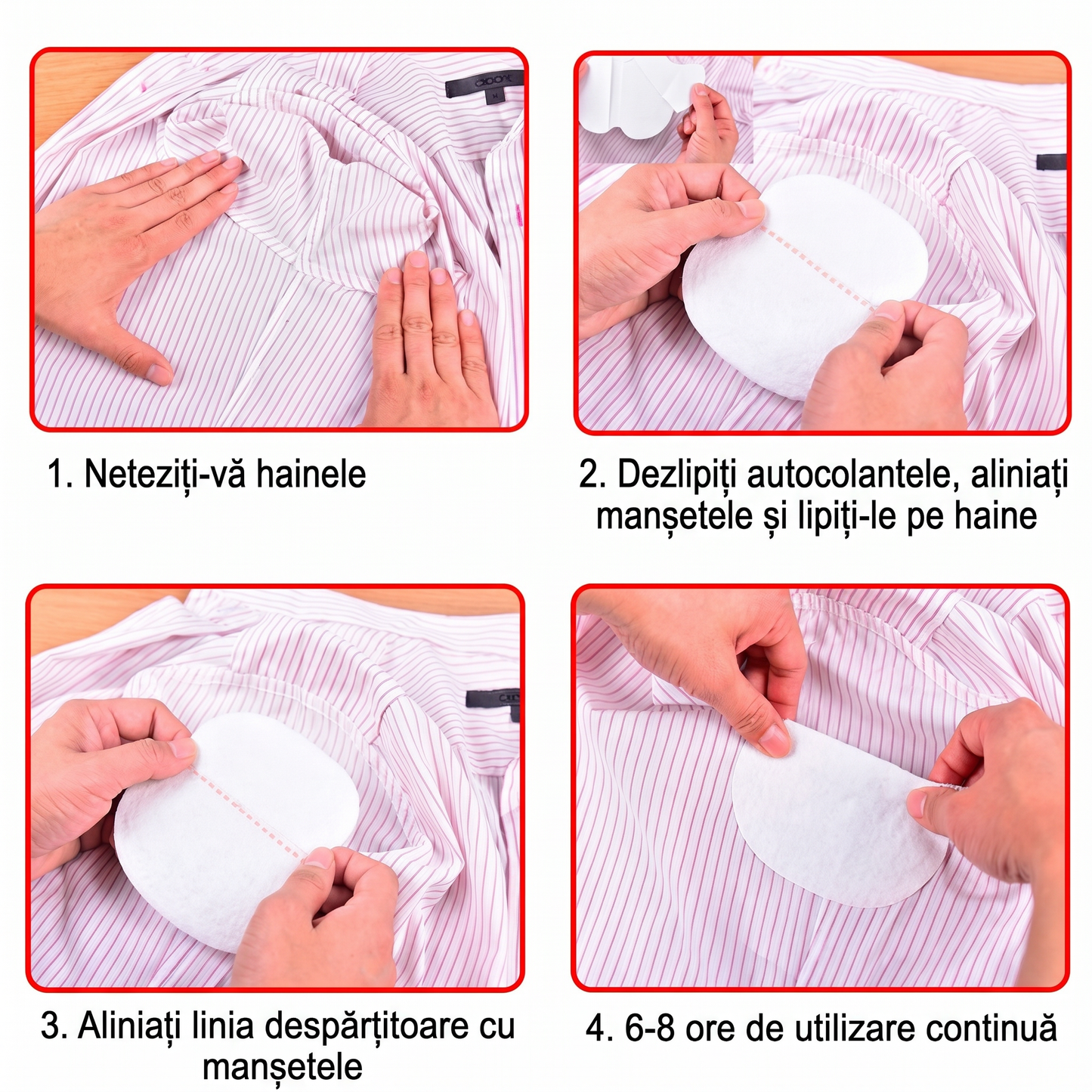 Set Plasturi Absorbanți pentru Axile