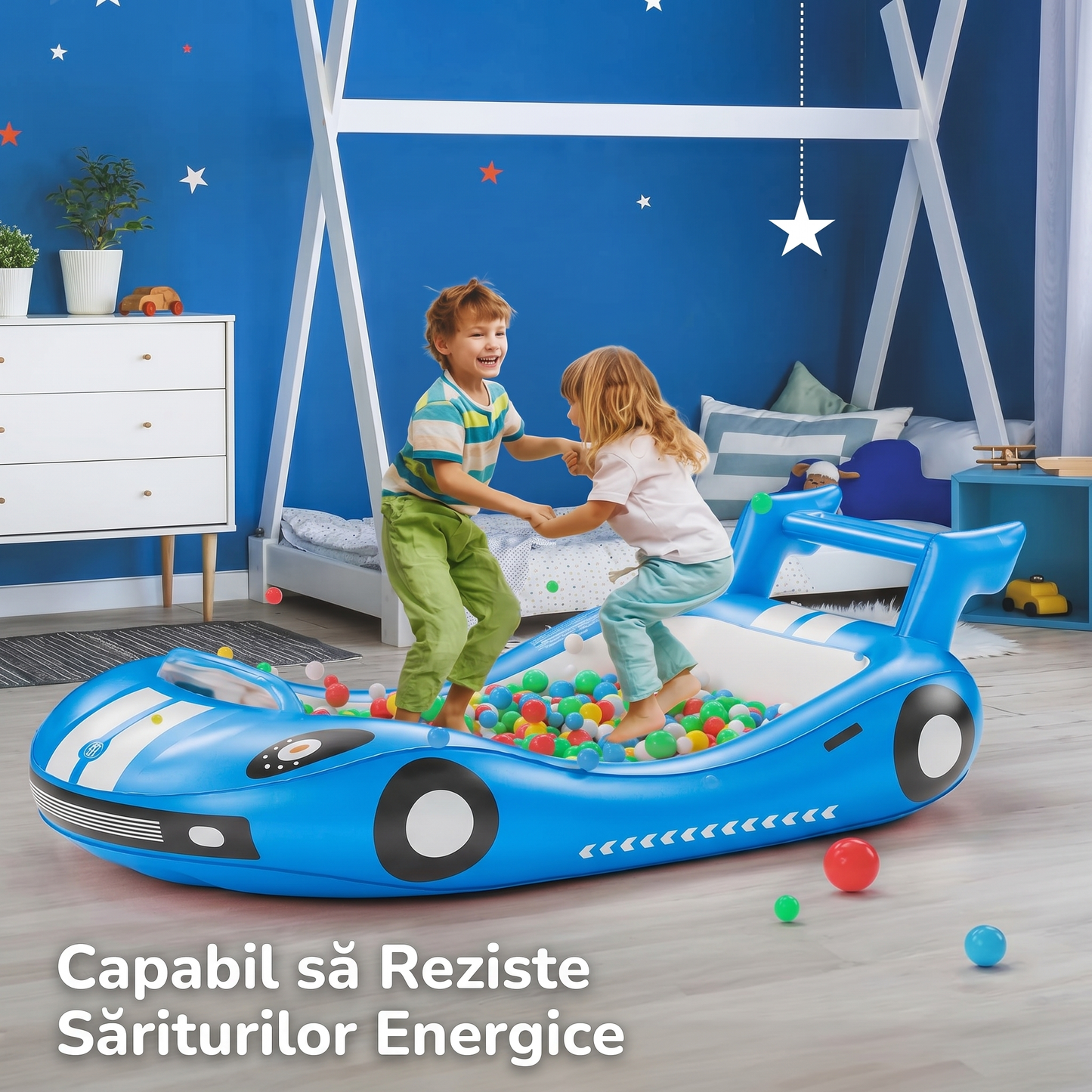 Pat Gonflabil Portabil pentru Copii