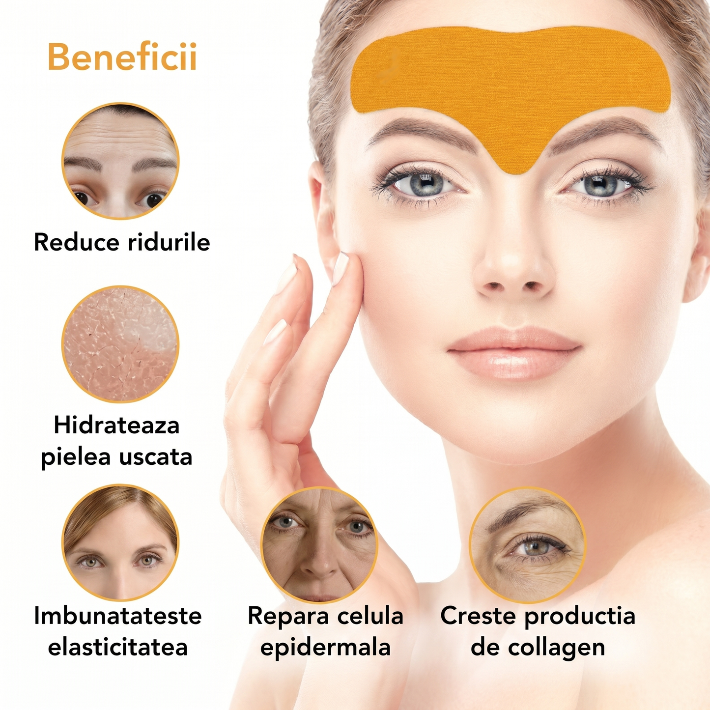 Plasturi Antirid pentru Frunte