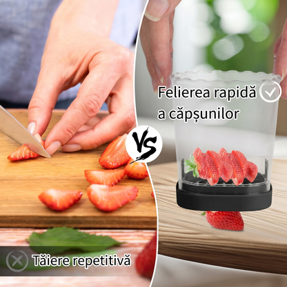 Feliator Manual Tip Cupă cu Lame de Oțel
