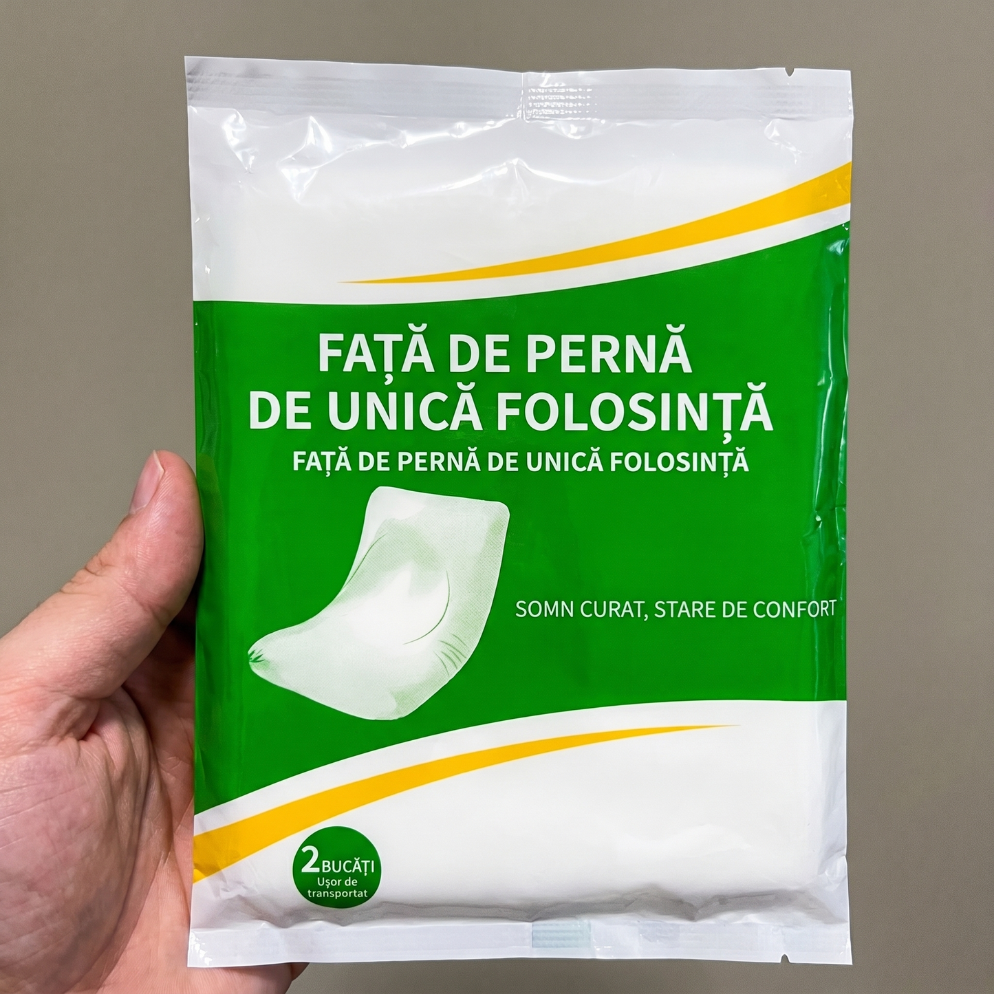 Fețe de Pernă de Unică Folosință