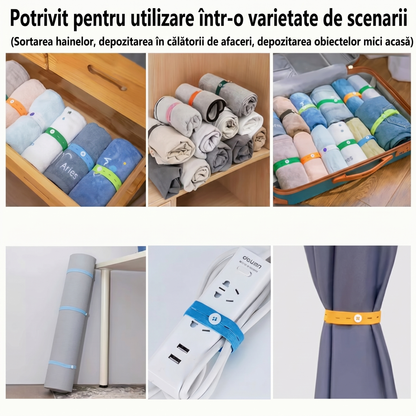 Set Bențițe Elastice Reglabile pentru Depozitare
