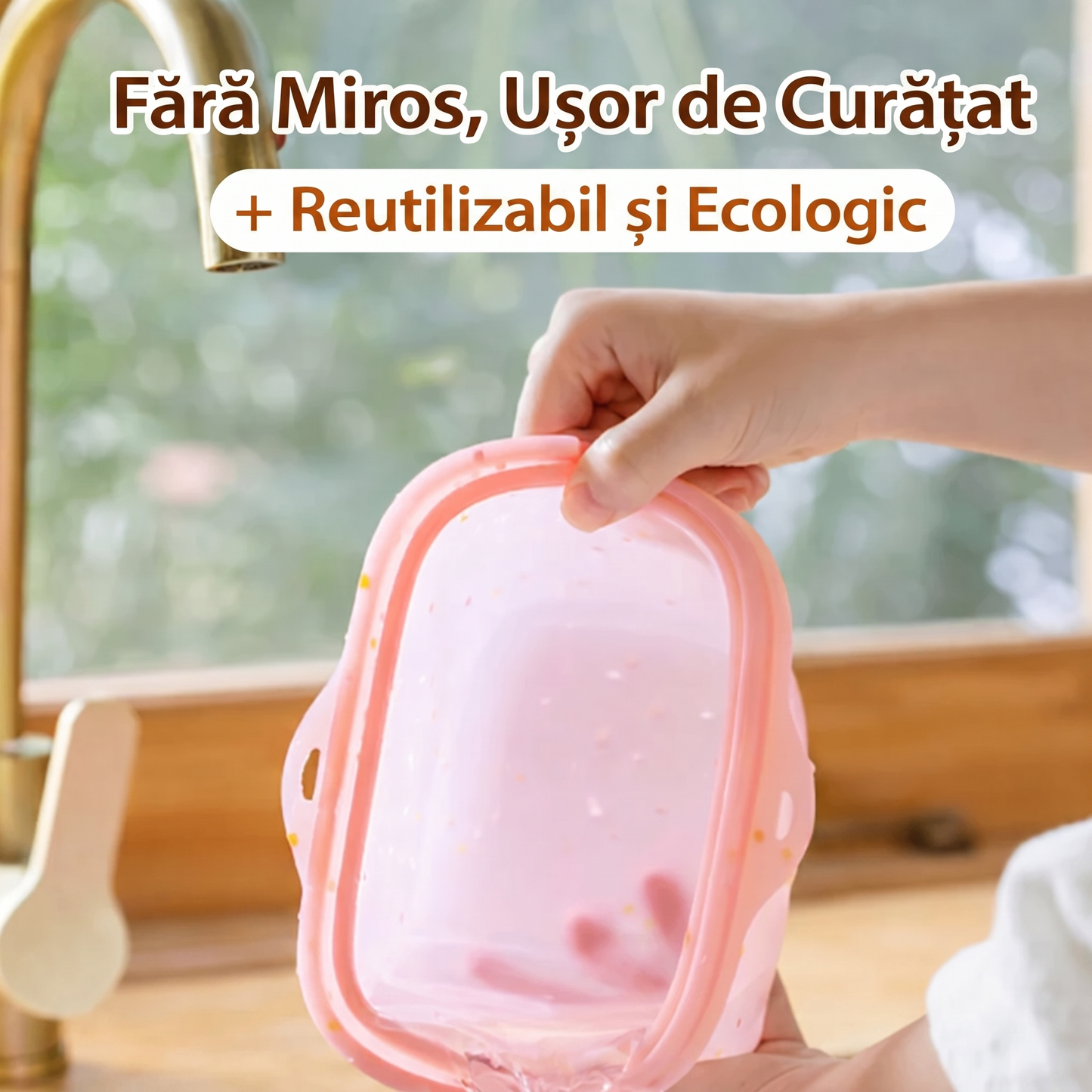 Pungi Reutilizabile din Silicon