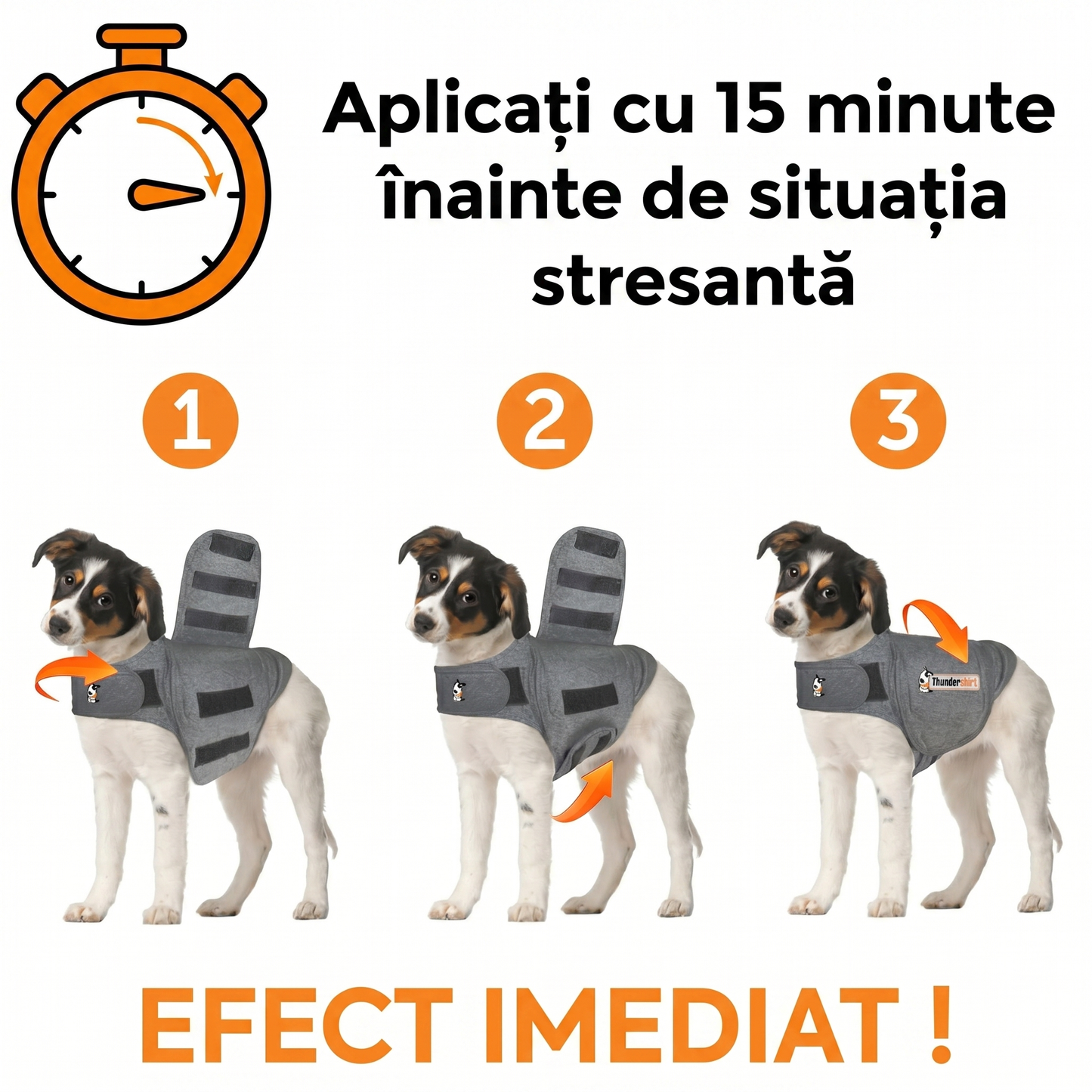 Vestă Calmantă pentru Căței