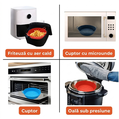 Set de Forme din Silicon pentru Air Fryer