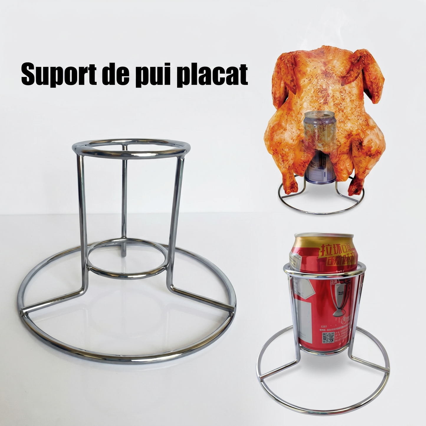 Suport din Oțel Inoxidabil pentru Pui