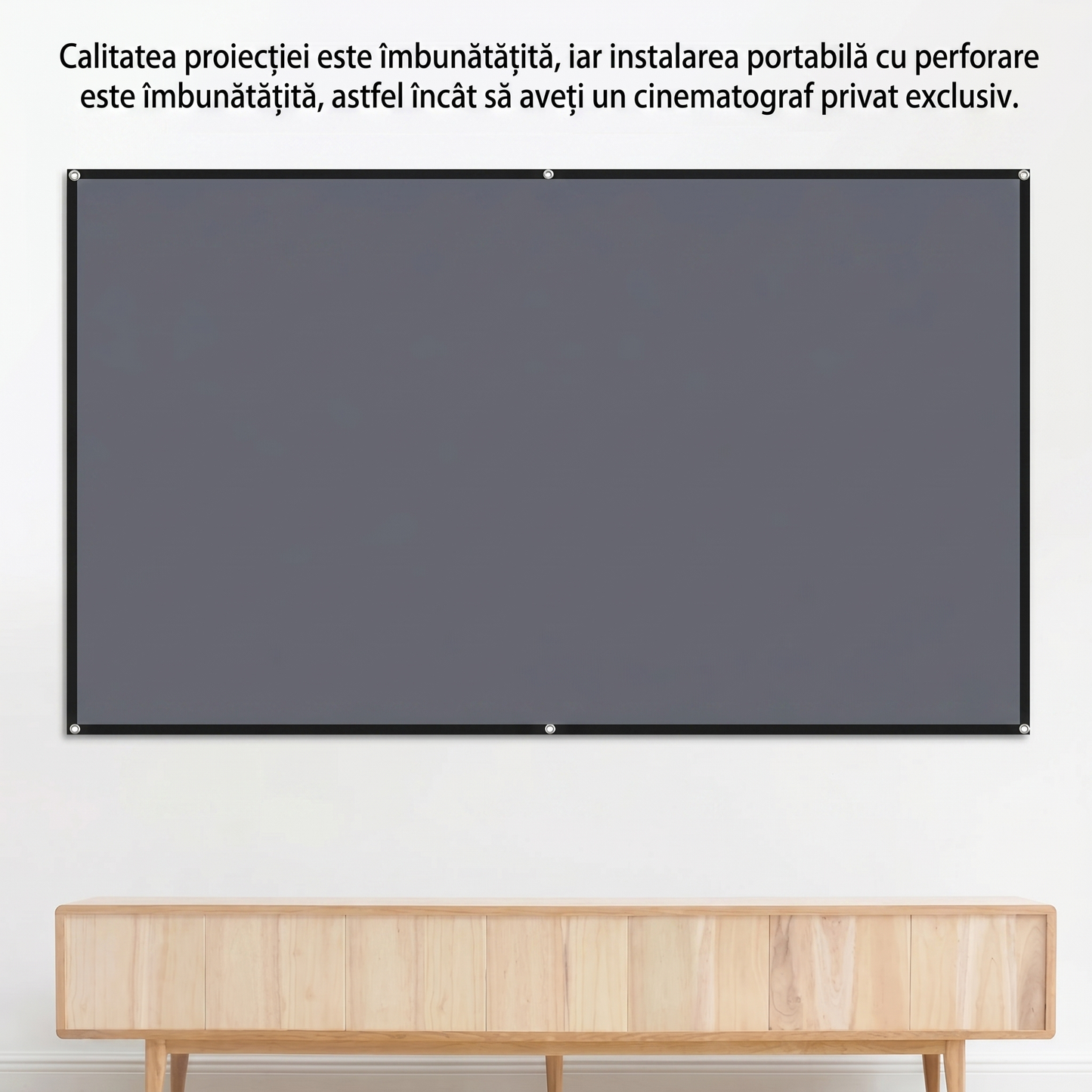 Ecran de Proiecție cu Lumină Ambientală