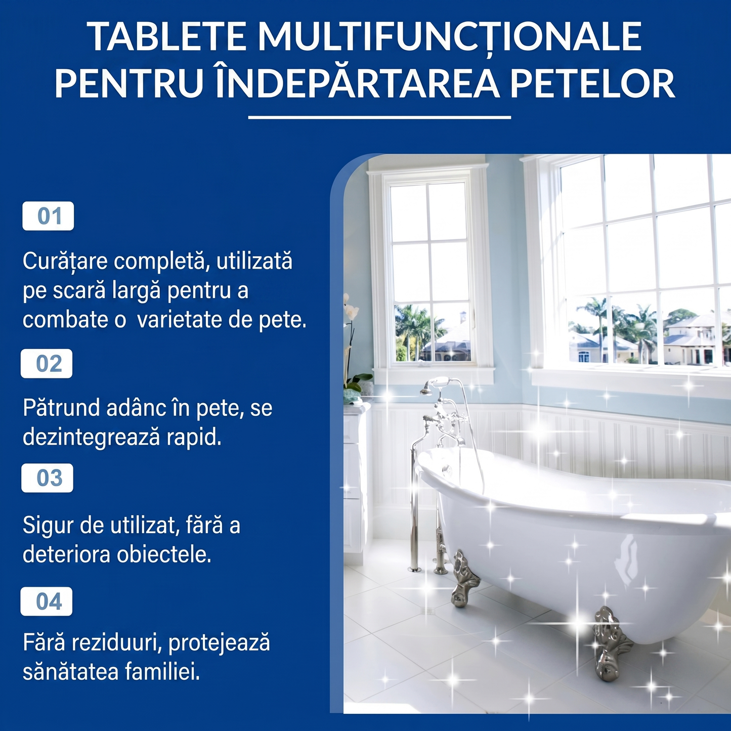 Tablete Efervescente pentru Curățare