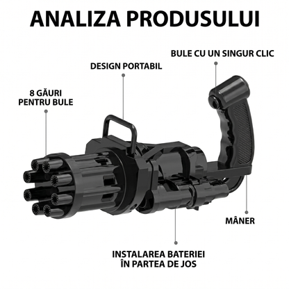 Pistol Mini pentru Baloane de Săpun
