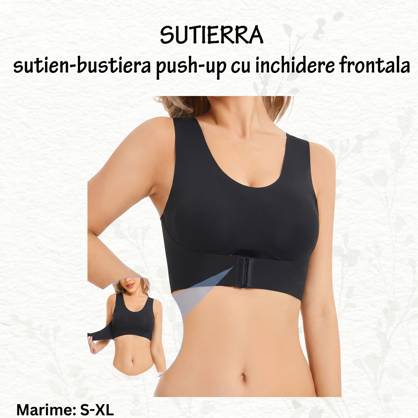 Sutien Tip Bustieră Modelatoare de Îndreptare a Spatelui