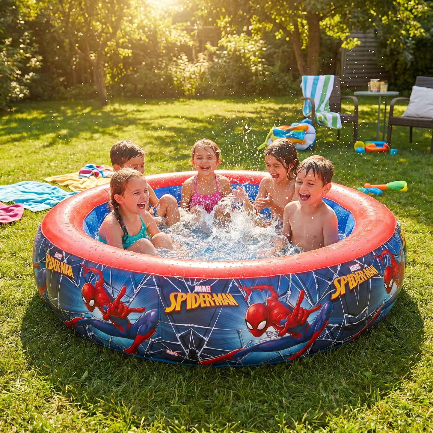 Piscină pentru Copii Model Spider-Man