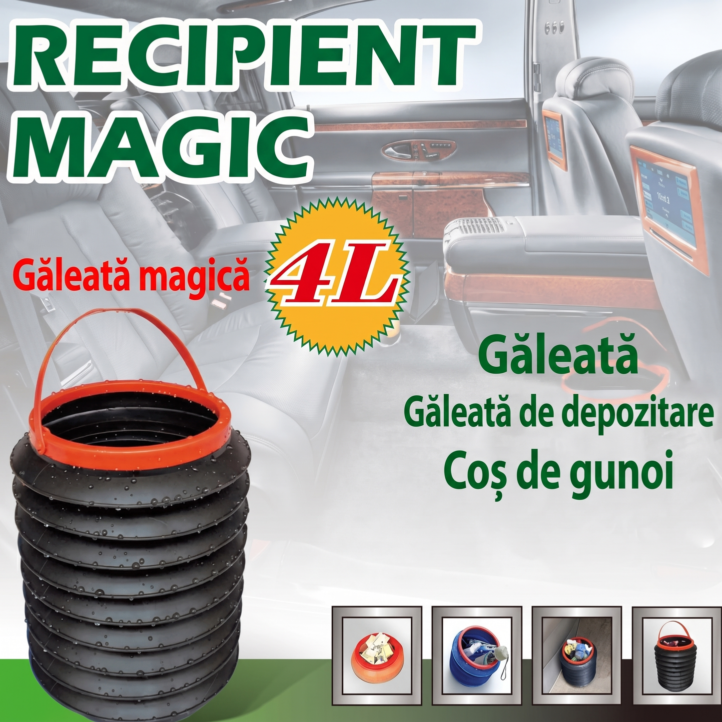 Recipient Pliabil Multifuncțional