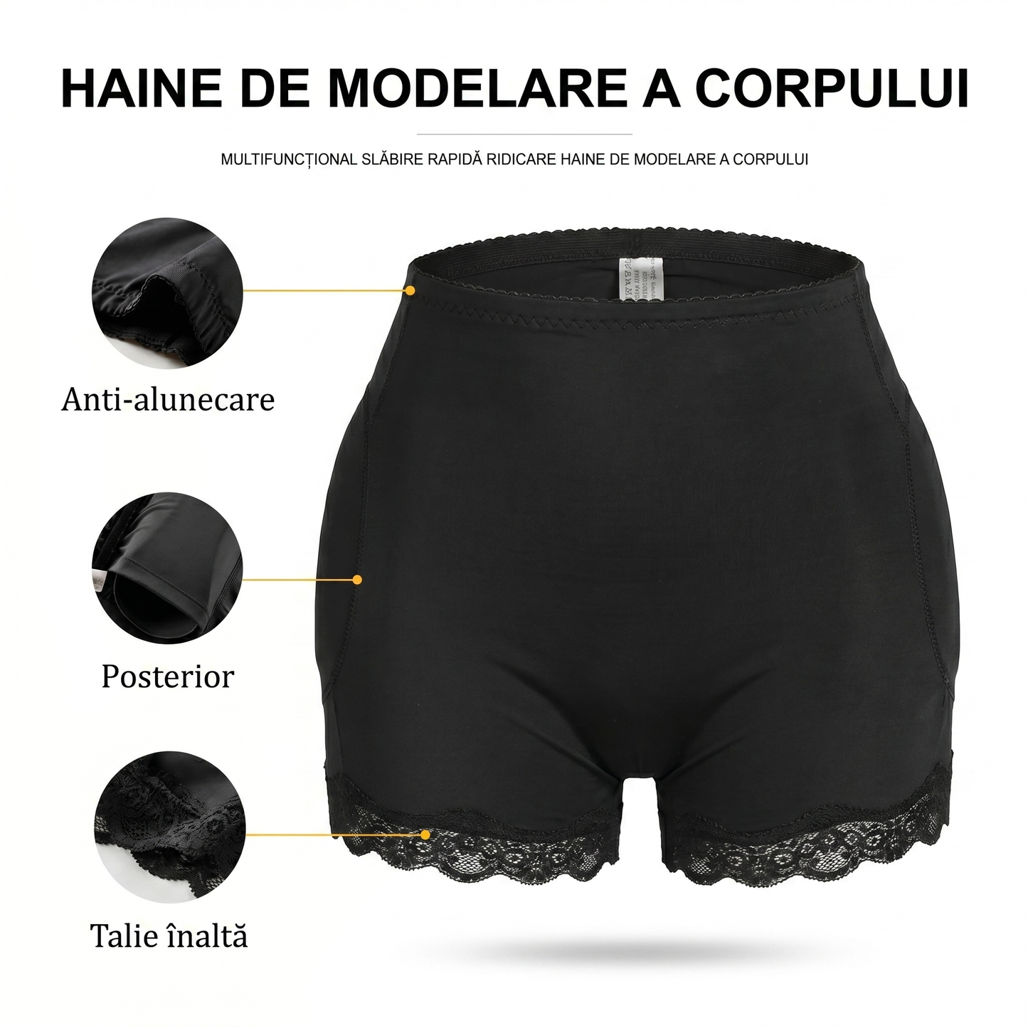 Lenjerie Modelatoare cu Volum pentru Fese