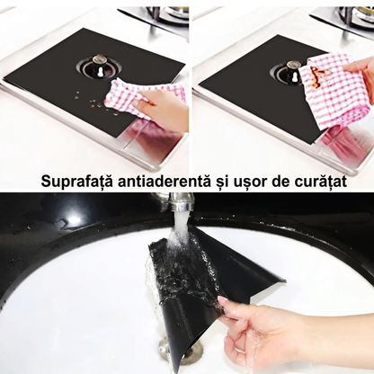 Set de Folii Reutilizabile pentru Aragaz