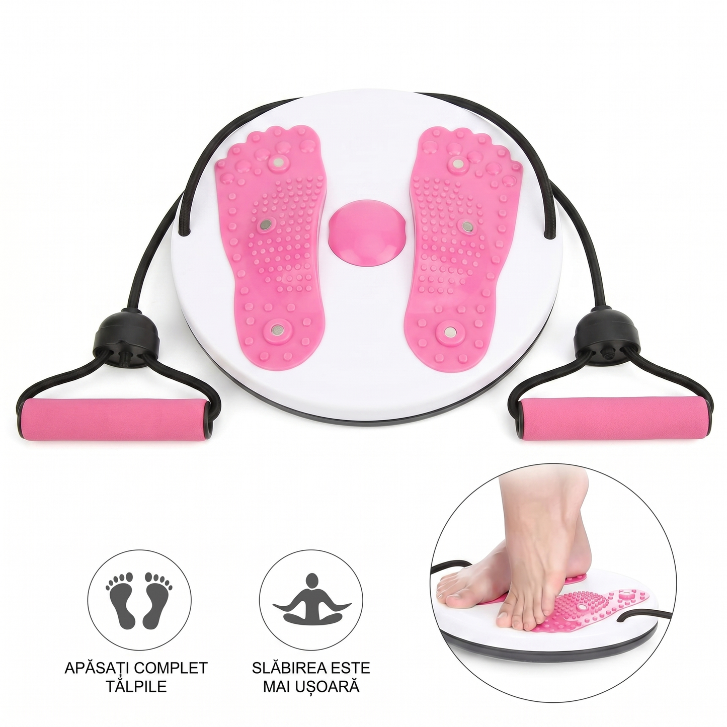 Disc Rotativ cu Corzi pentru Fitness