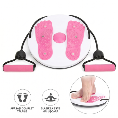 Disc Rotativ cu Corzi pentru Fitness