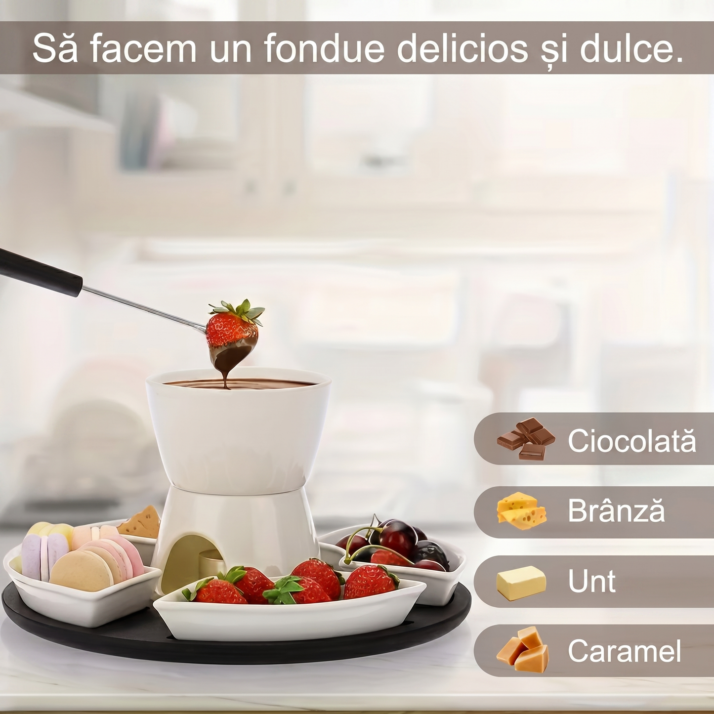 Set Ceramic Fondant Ciocolată