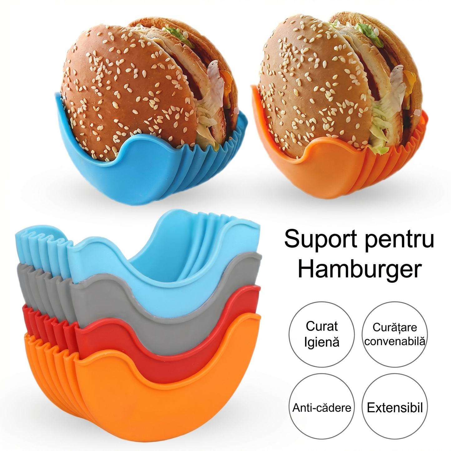 Suport pentru Burger din Silicon