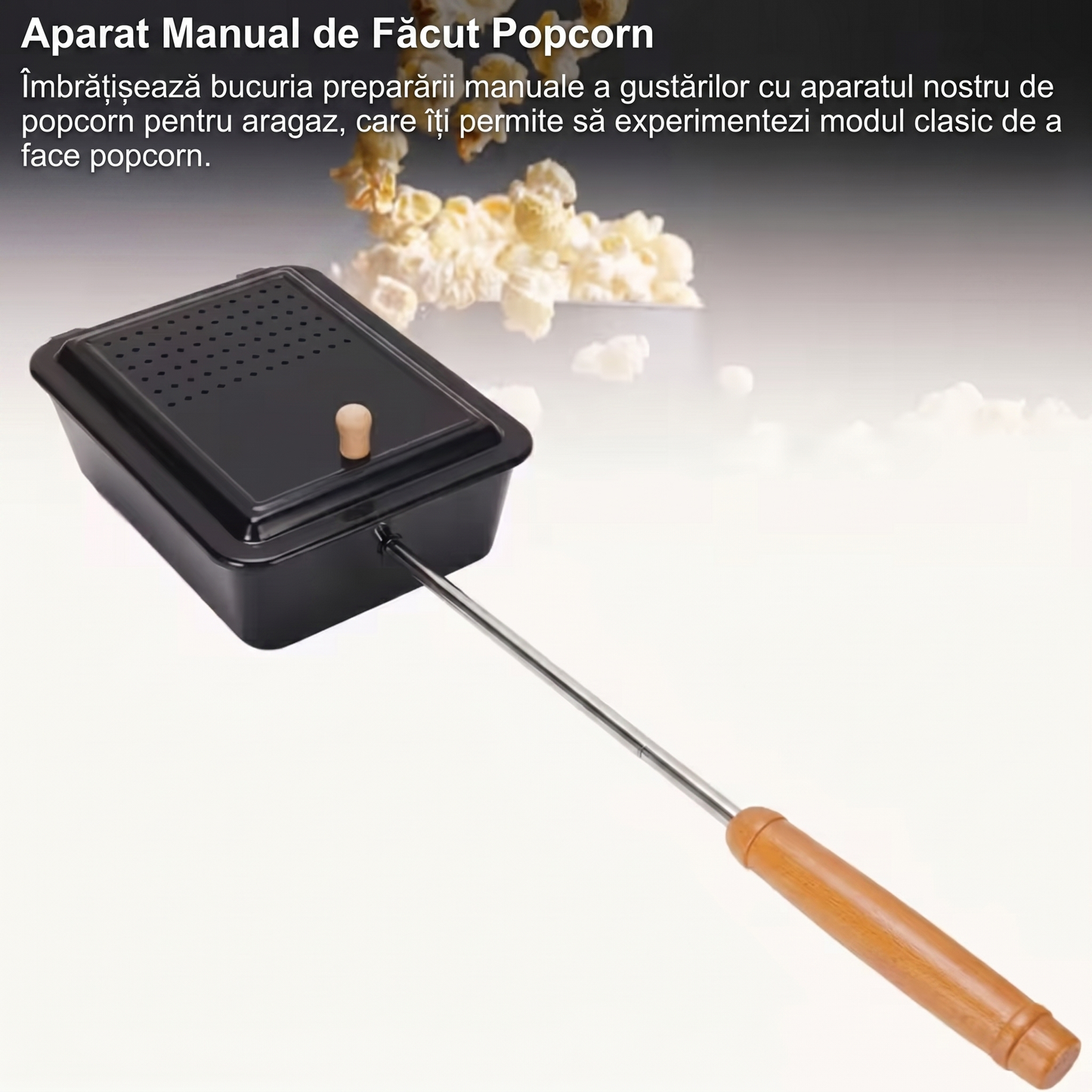 Dispozitiv pentru Popcorn în Natură