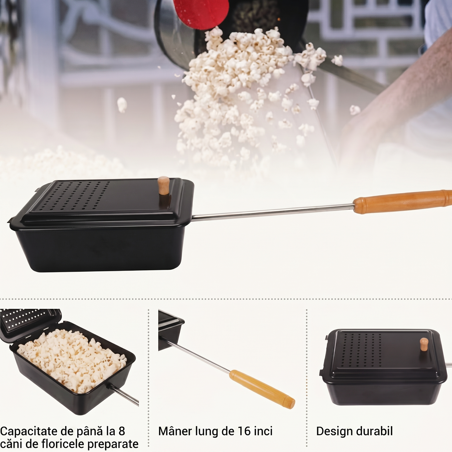 Dispozitiv pentru Popcorn în Natură