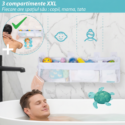 Suport Organizator Tip Plasă pentru Baie