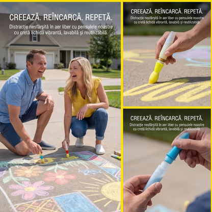 Set de Pensule pentru Cretă