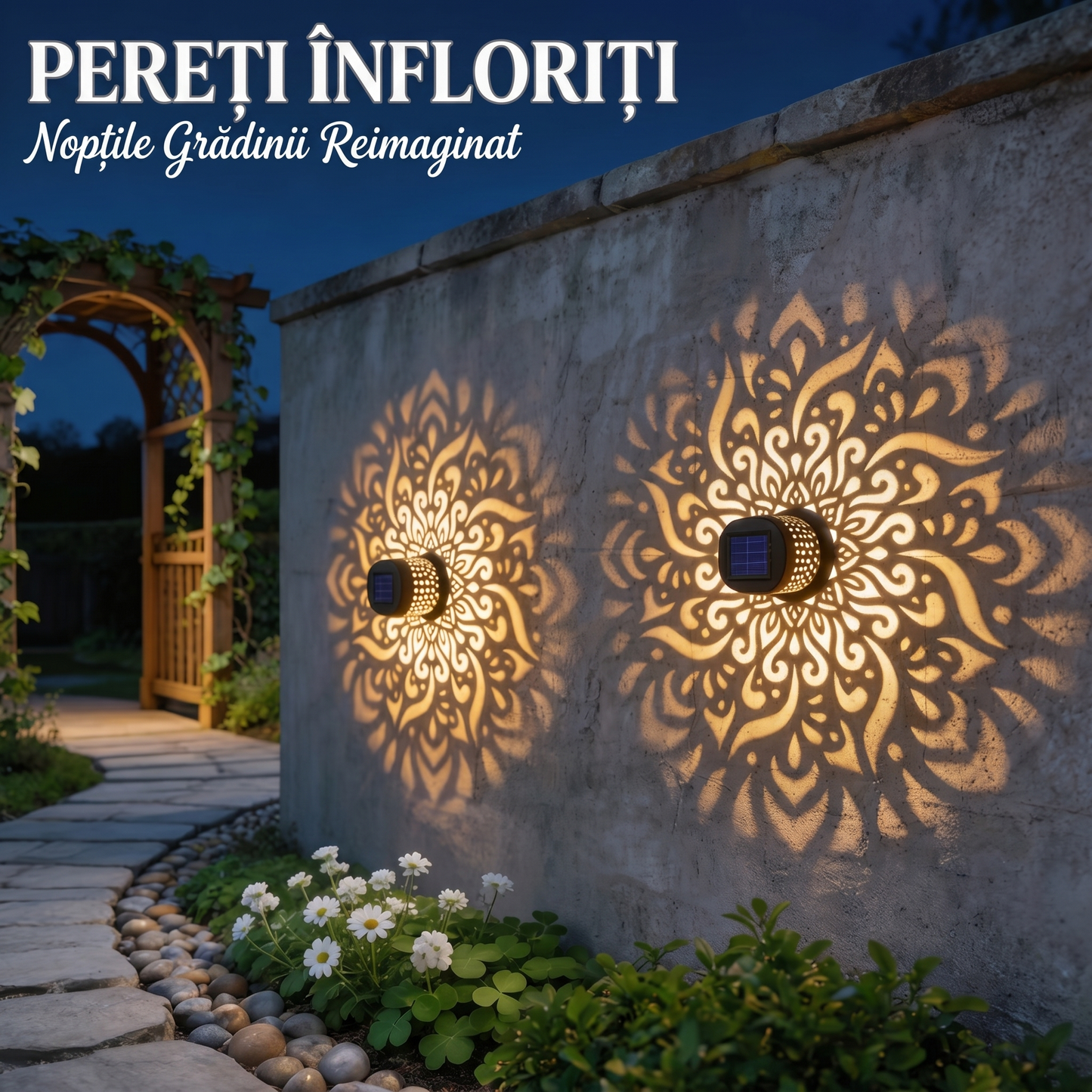 Lumini LED de Exterior Tip Mandala