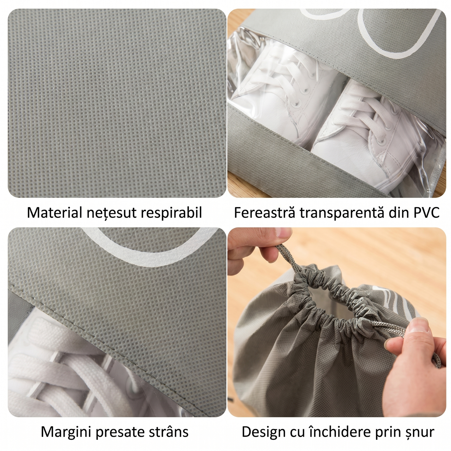 Saci Impermeabili pentru Depozitare Încălțăminte