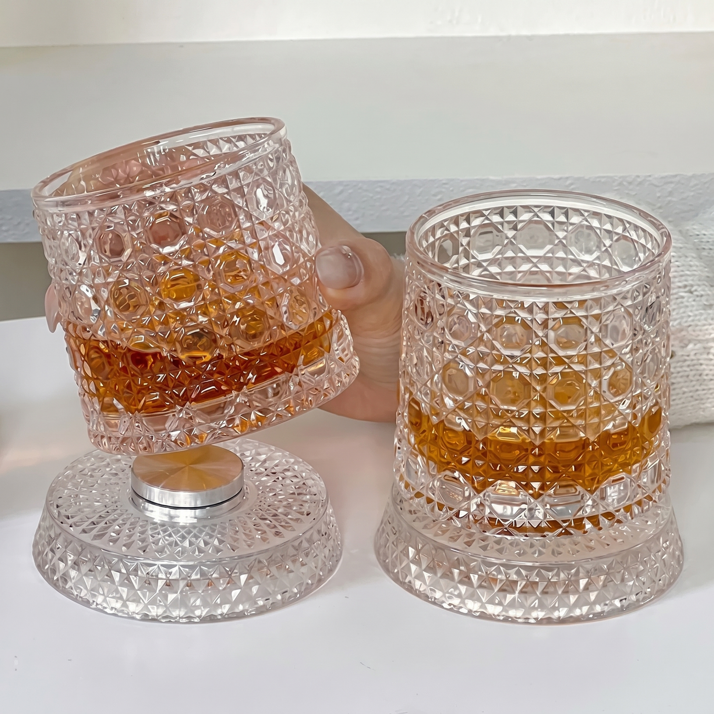Set Pahare Rotative Whiskey