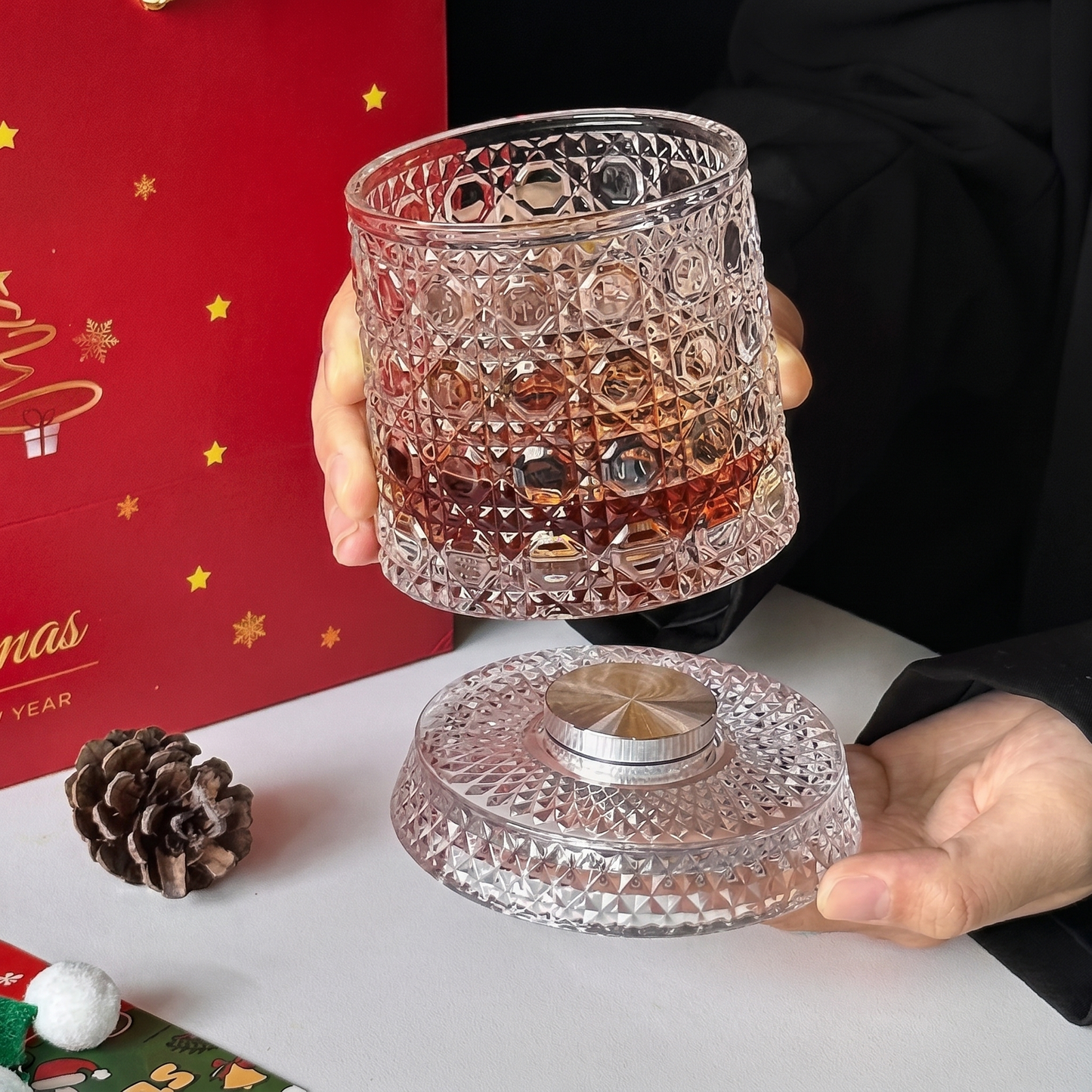 Set Pahare Rotative Whiskey
