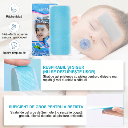 Plasturi Răcoritori pentru Migrene și Dureri de Cap