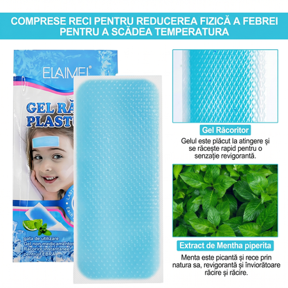 Plasturi Răcoritori pentru Migrene și Dureri de Cap