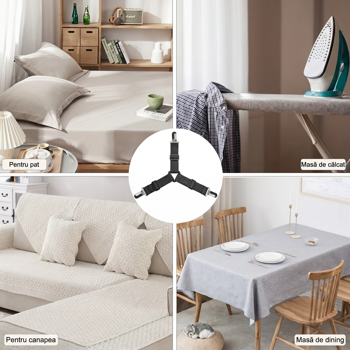 Set de Curele Triunghiulare pentru Lenjerie