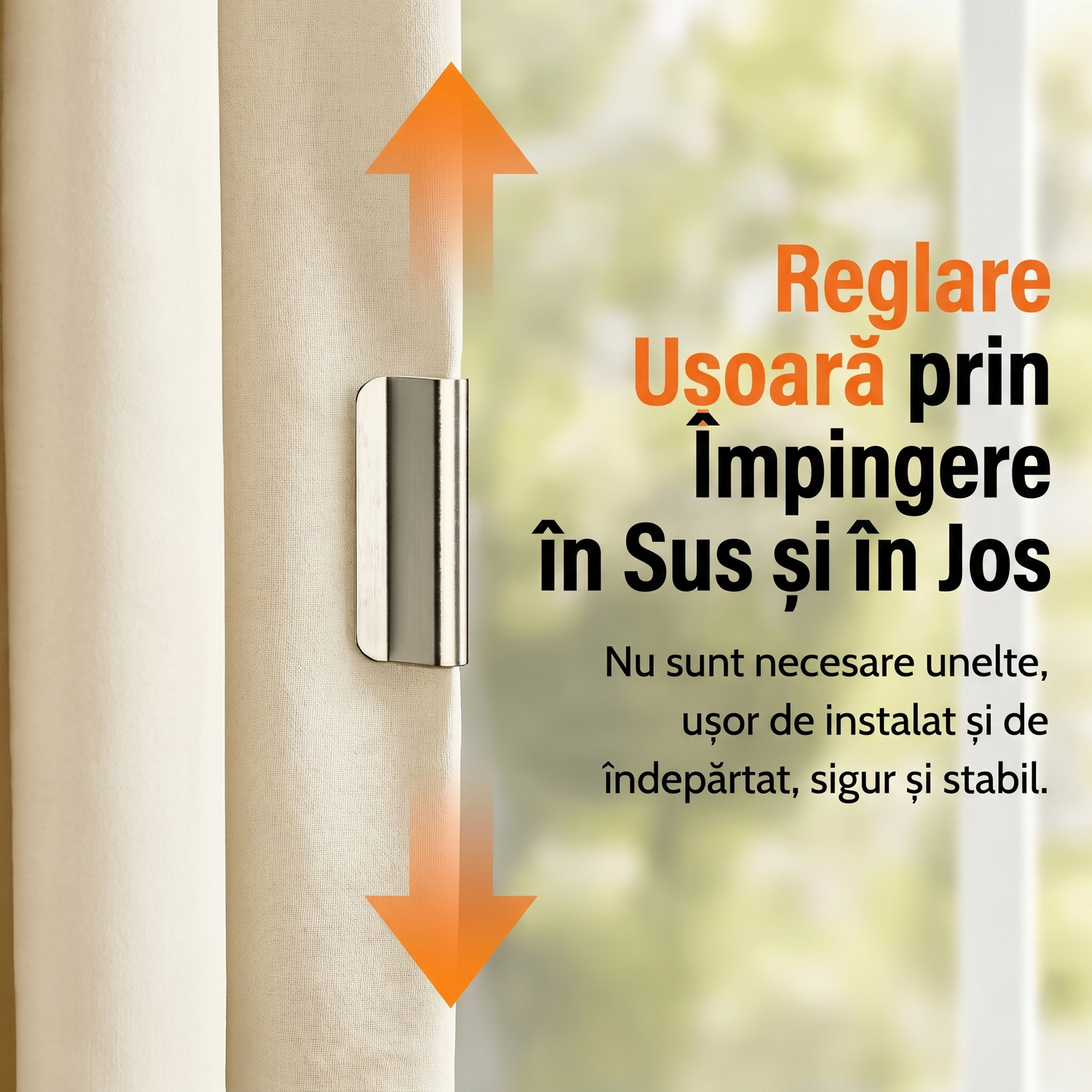 Set Cleme Magnetice pentru Draperii