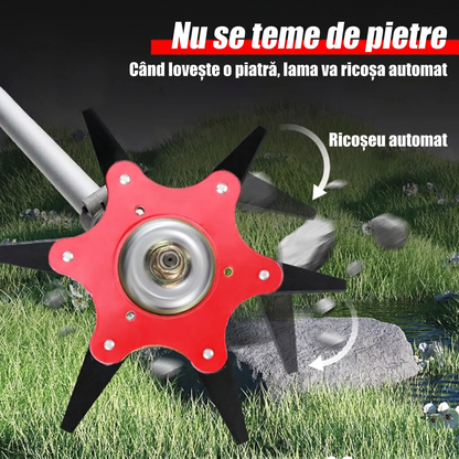 Disc de Motocoasă cu 6 Cuțite