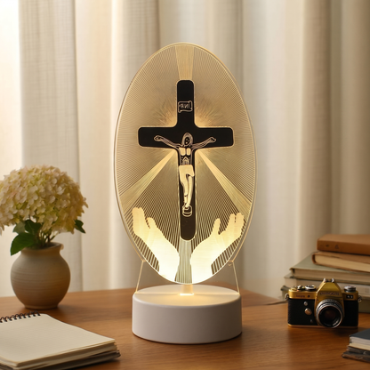 Lampă LED cu Model Religios