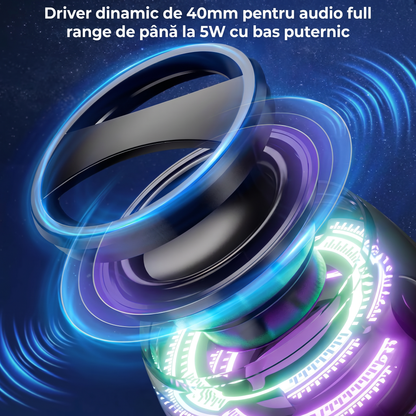 Boxă Wireless Portabilă cu Prindere Magnetică