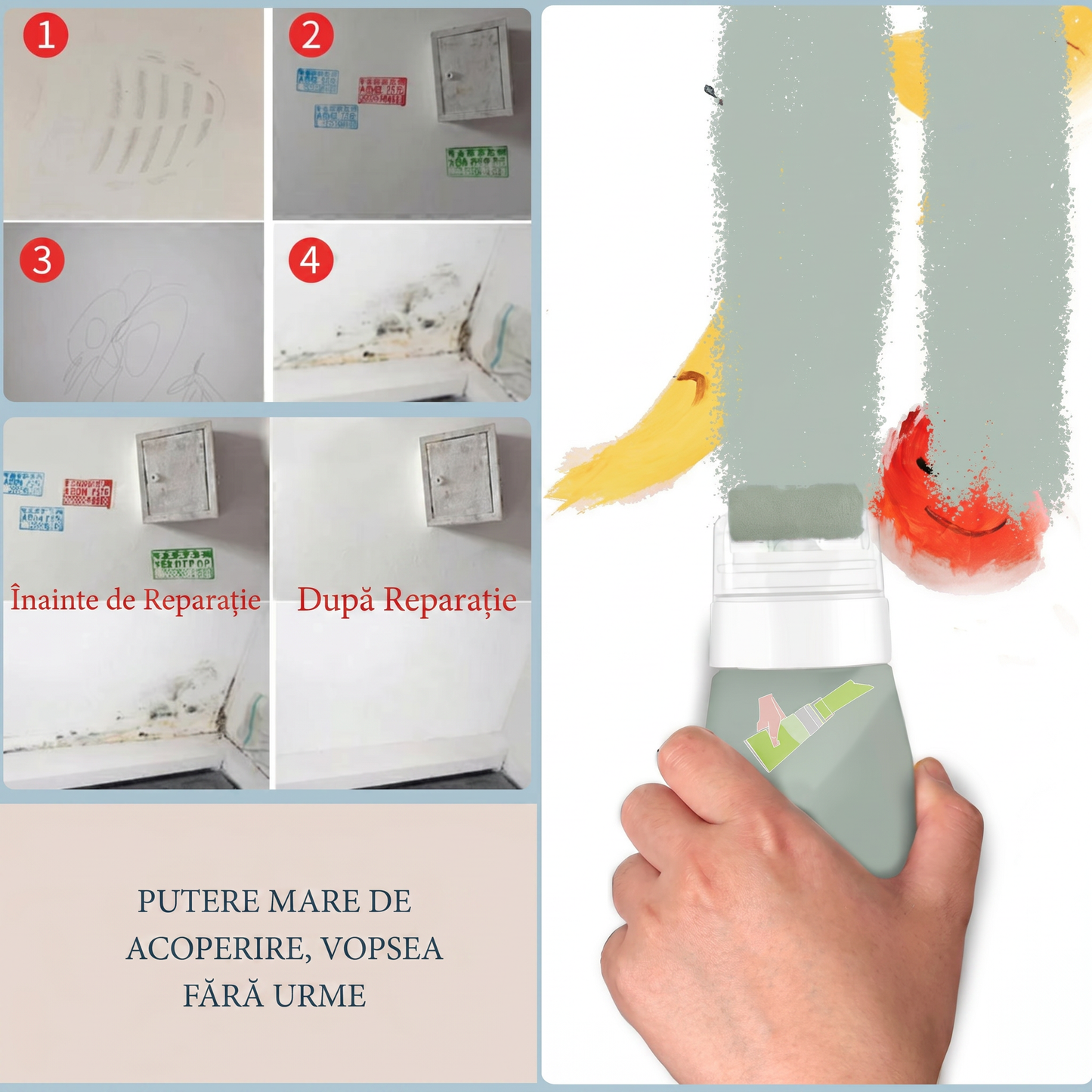 Vopsea de Reparare pentru Perete