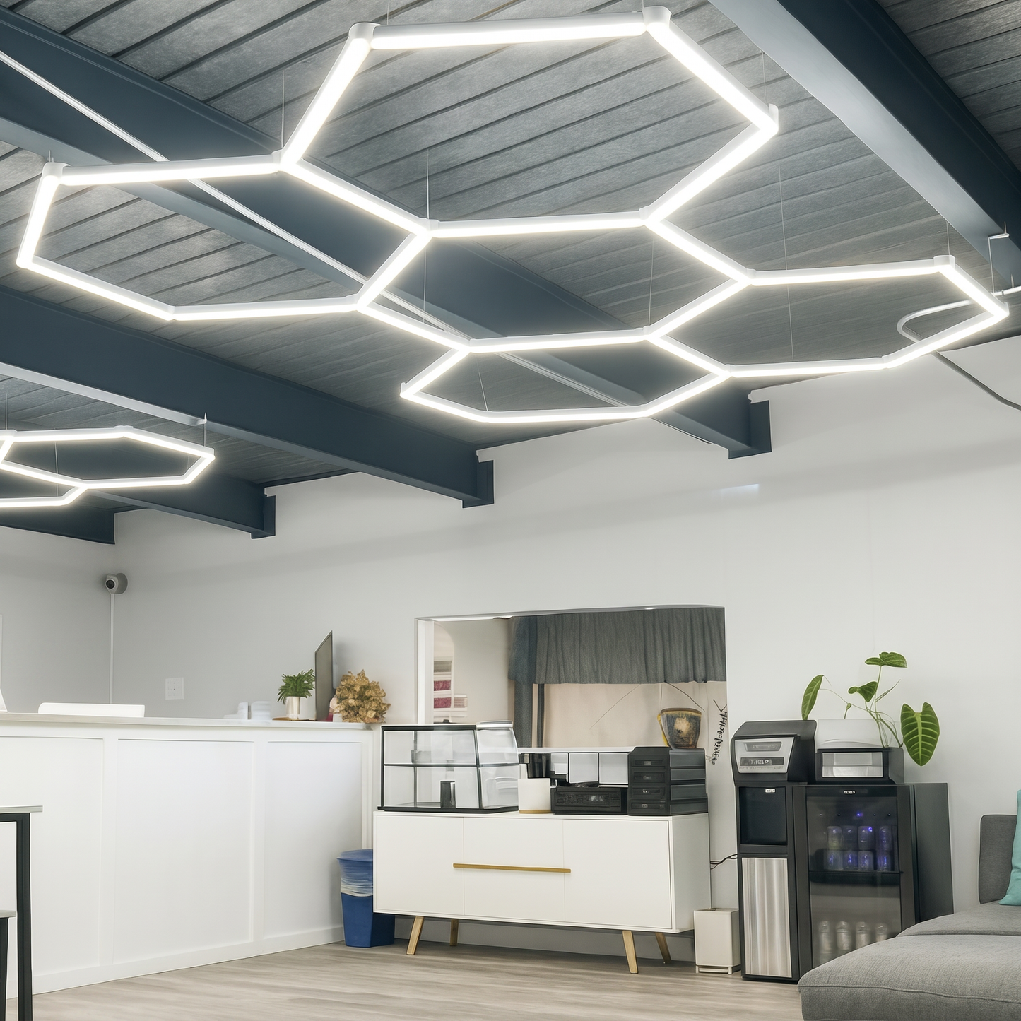 Lampă LED Modulară Tip Fagure